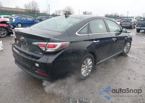 2017 Hyundai Sonata Hybrid Se from USA, damaged, VIN KMHE24L1XHA058386